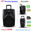 10"Portable Trolley Wireless Bluetooth Battery Karaoke Guitar Speaker